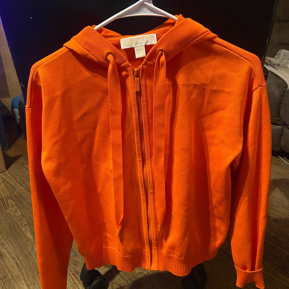 orange michael kors jacket women XXS